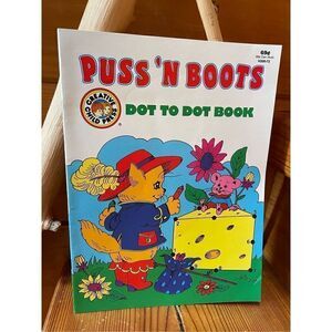 PUSS ‘N BOOTS DOT TO DOT BOOK 1993 CREATIVE CHILD PRESS